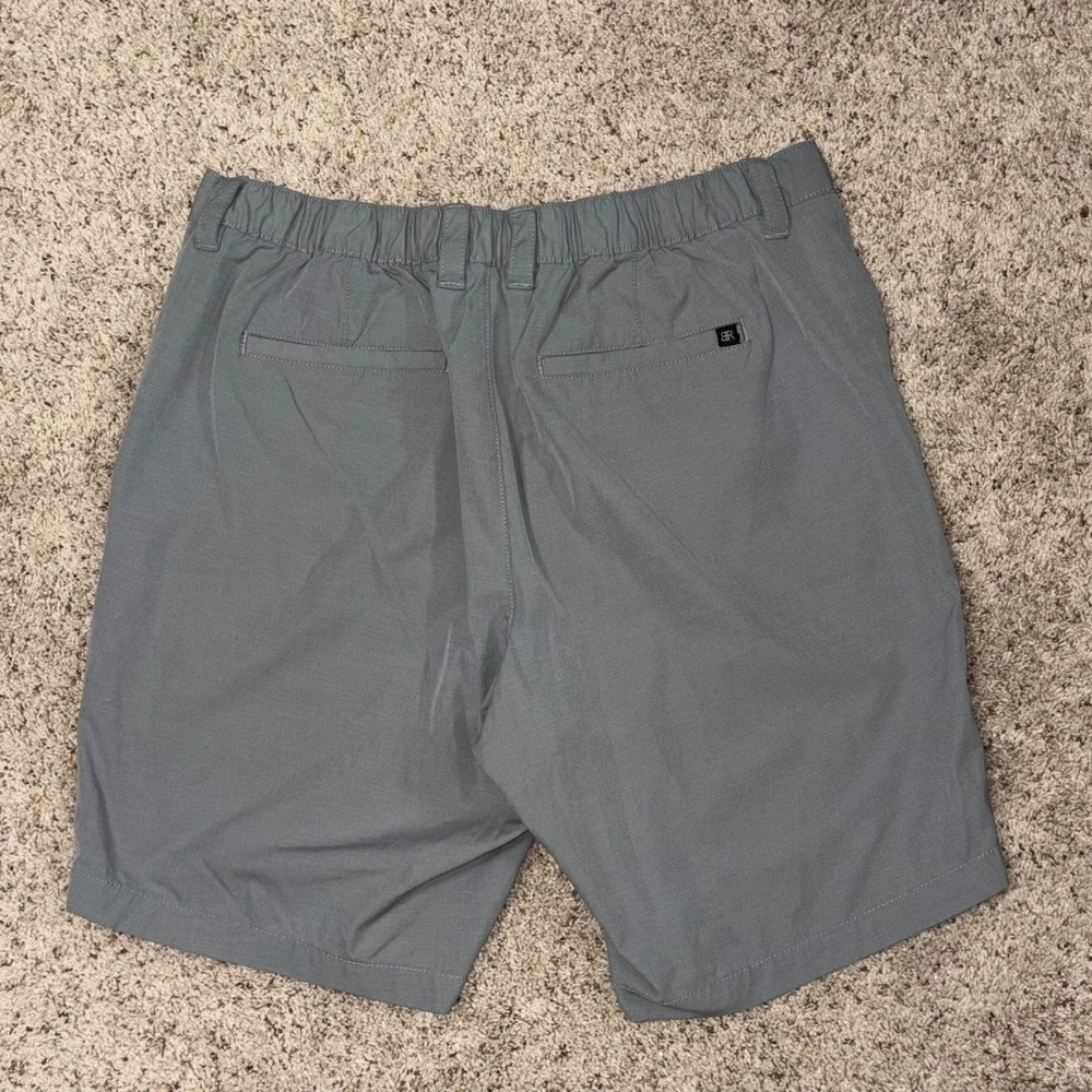 Banana‎ Republic Men's Gray Comfort Flat Front Shorts Size 36 Stretch Performa